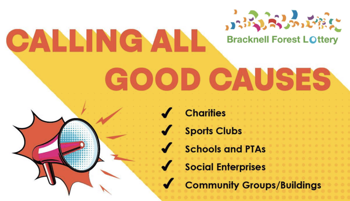 Megaphone calling all good causes in Bracknell Forest